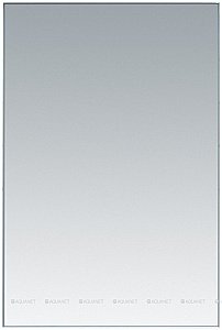 Зеркало De Aqua Сильвер 261661 50 серебро в ванную от интернет-магазине сантехники Sanbest