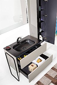 Пенал Armadi Art Vallessi 836-C glossy Кашемир глянец для ванной в интернет-магазине сантехники Sanbest