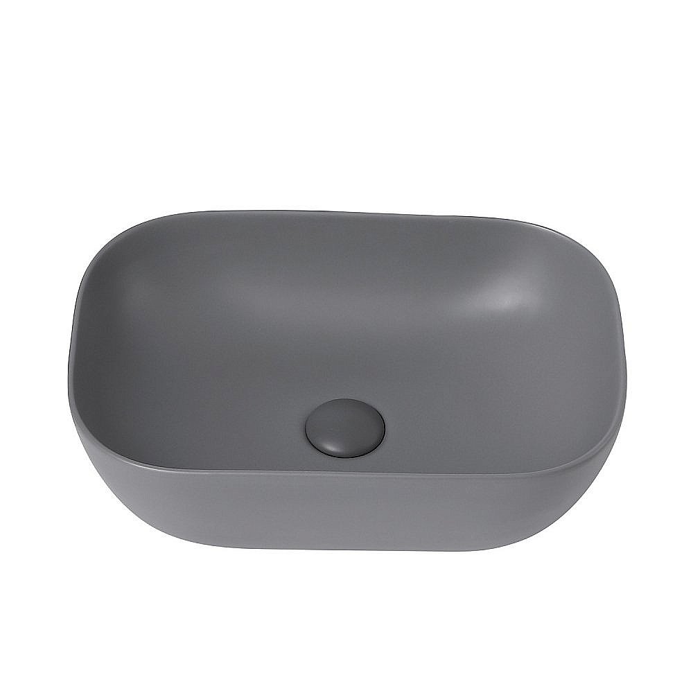 Раковина накладная ABBER Rechteck AC2200MG серая матовая купить в интернет-магазине Sanbest