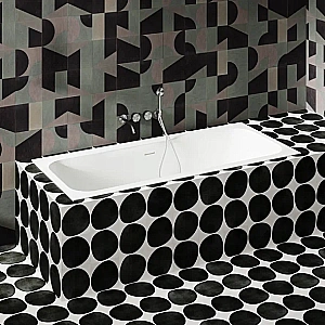 Ванна Salini ORLANDA KIT S-stone 102127M 170x75 белая купить в интернет-магазине Sanbest