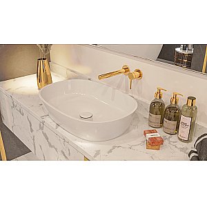 Раковина накладная WhiteCross OPAL 56 0709.056038.100 белая купить в интернет-магазине Sanbest