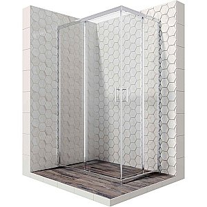 Душевой уголок Ambassador Kingston 14011122 120х90 стекло прозрачное/профиль хром купить в интернет-магазине Sanbest