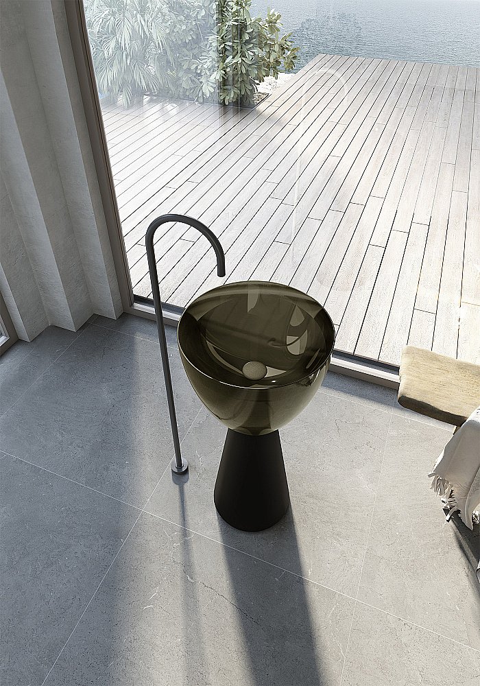 Раковина Abber Kristall AT2703Black-Vesuvian черная/оливковая купить в интернет-магазине Sanbest