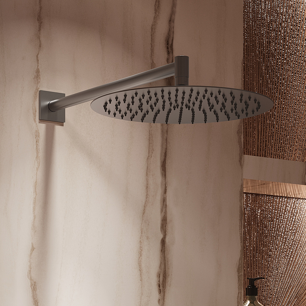 Душевая система Vincea Alto VSFW-6AL1GM вороненая сталь купить в интернет-магазине сантехники Sanbest