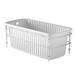 Ванна Migliore Olivia Console 24327 174х80 белая,хром купить в интернет-магазине Sanbest