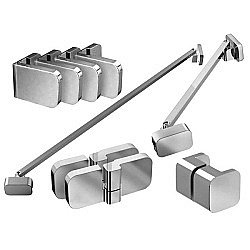 Крепление для душевого угла Ravak B SET BSDPS-L 120 хром левостороннее купить в интернет-магазине сантехники Sanbest