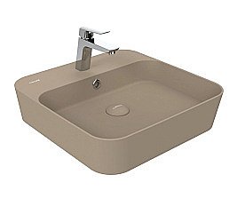 Накладная раковина CREAVIT Loop 45 LP046-00CM00E-0000 капучино матовый купить в интернет-магазине Sanbest