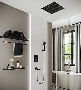 Душевая система Timo Selene SX-2039/03SM черная матовая купить в интернет-магазине сантехники Sanbest