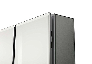 Зеркальный шкаф Aquqtek AQ7608-MC 63,6х66 хром купить в интернет-магазине сантехники Sanbest