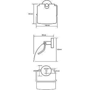 Держатель для туалетной бумаги Bemeta Amber 155112012 медное золото купить в интернет-магазине сантехники Sanbest