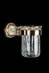 Стакан для зубных щеток Boheme Murano Cristal 10904-CRST-G купить в интернет-магазине сантехники Sanbest