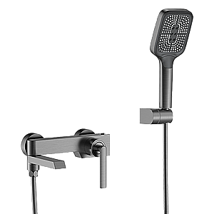 Смеситель для ванны Elghansa URBAN XQ 2313301-Gun оружейная сталь матовая купить в интернет-магазине сантехники Sanbest