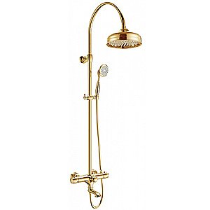 Душевая система Kaiser Aria 03182-3 золото купить в интернет-магазине сантехники Sanbest