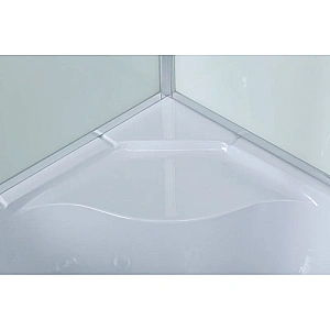 Душевая кабина AvaCan D120SRLED 120x80 с подсветкой, стекло матовое/профиль хром, правосторонняя купить в интернет-магазине Sanbest