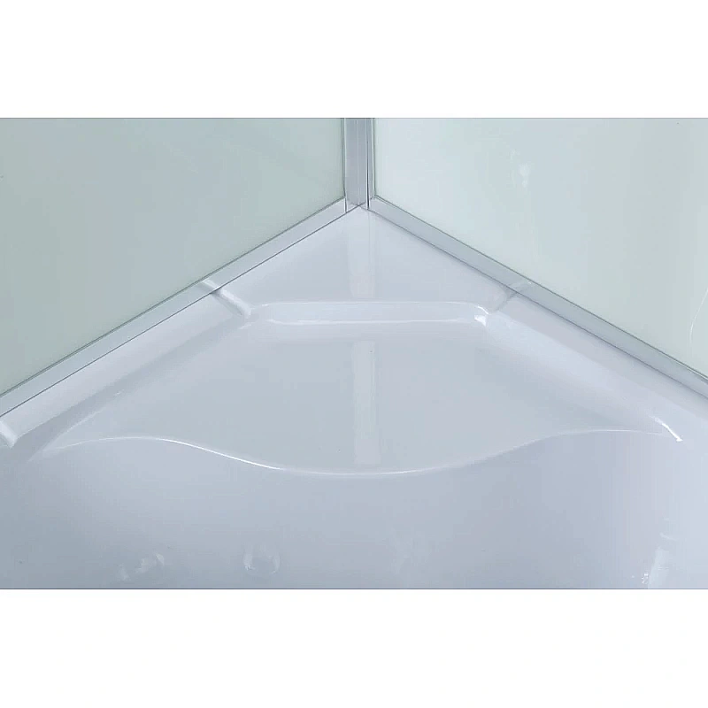 Душевая кабина AvaCan D120SRLED 120x80 с подсветкой, стекло матовое/профиль хром, правосторонняя купить в интернет-магазине Sanbest