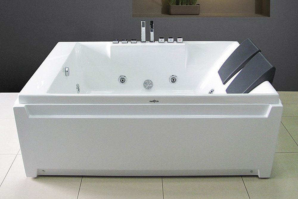 Акриловая ванна Royal Bath Triumph De Luxe RB665100DL 180x120 белая с гидромассажем купить в интернет-магазине Sanbest