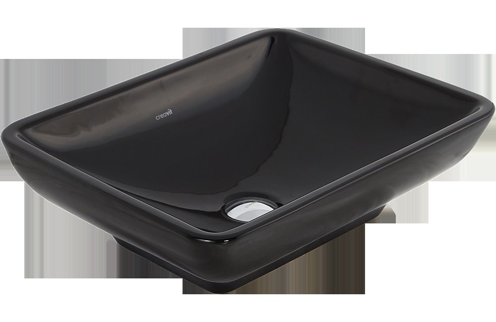 Раковина Creavit Tina 49 TP140-00SI00E-0000 черная купить в интернет-магазине Sanbest