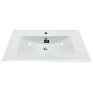 Тумба с раковиной Comforty Бонн 00-00003466 90 дуб темный для ванной в интернет-магазине Sanbest