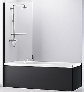 Шторка для ванны ABBER Immer Offen AG70100B купить в интернет-магазине Sanbest