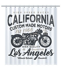 Текстильная шторка для ванной FIXSEN CALIFORNIA FX-2500 купить в интернет-магазине сантехники Sanbest