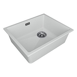 Кухонная мойка Paulmark LUMI 55UNI-SKEW LU55SK-WH белый купить в интернет-магазине сантехники Sanbest