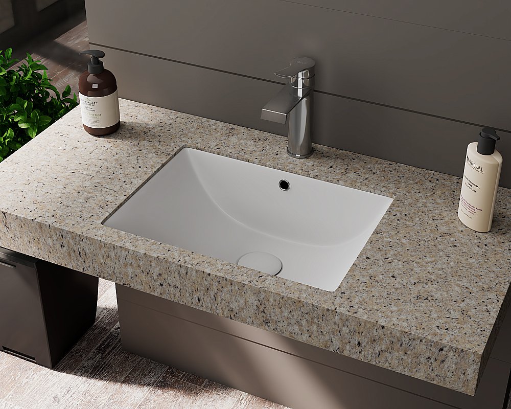 Раковина D&K Berlin 46х33 DT1431616 белая купить в интернет-магазине Sanbest