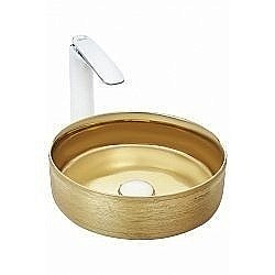 Раковина накладная WeltWasser WW ELBACH 3134 LSG 35,5 золотая купить в интернет-магазине Sanbest