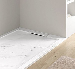 Душевой поддон Esbano ESP-LM128CB белый мрамор купить в интернет-магазине Sanbest