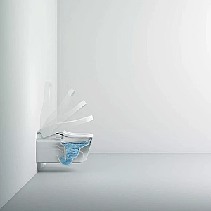 Унитаз подвесной TOTO NEOREST CW994P#NW1 с крышкой-биде WASHLET TCF994RWG#NW1 безободковый, слив торнадо, белый купить в интернет-магазине Sanbest