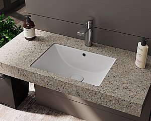 Раковина D&K Berlin 46х33 DT1431616 белая купить в интернет-магазине Sanbest