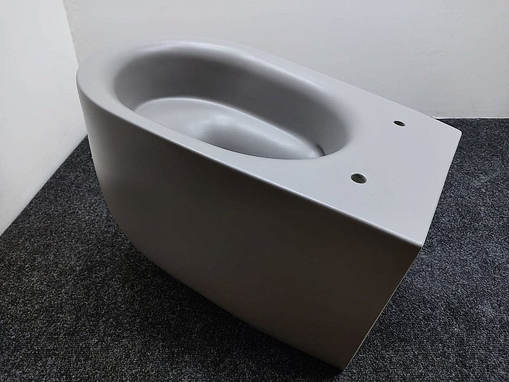 Унитаз подвесной Kerasan Nolita 5314 Ferro Matt, безободковый купить в интернет-магазине Sanbest