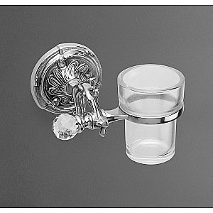 Стакан подвесной Art&Max Barocco Cristal AM-1787-Cr-C хром купить в интернет-магазине сантехники Sanbest