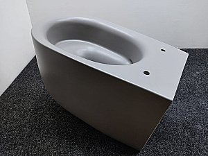 Унитаз подвесной Kerasan Nolita 5314 Ferro Matt, безободковый купить в интернет-магазине Sanbest