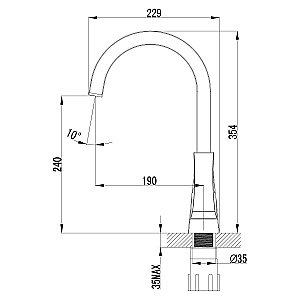 Смеситель для кухни Lemark Unit LM4555C купить в интернет-магазине сантехники Sanbest