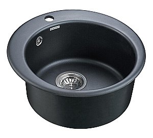 Мойка кухонная Paulmark Gelegen PM404800-BLM Черная купить в интернет-магазине сантехники Sanbest