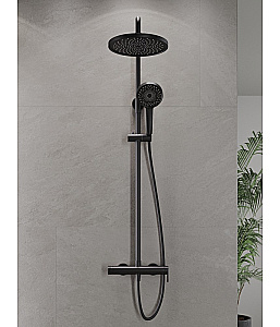 Душевая система Agger Sweet A2791244 черный матовый купить в интернет-магазине сантехники Sanbest