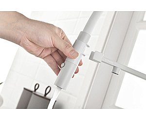 Смеситель для кухни Paulmark Gravity Gr213888-WH белый матовый купить в интернет-магазине сантехники Sanbest