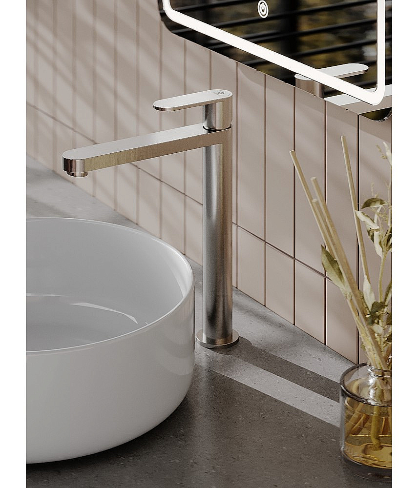 Cмеситель для раковины Agger Sweet A2712122 сатин матовый купить в интернет-магазине сантехники Sanbest