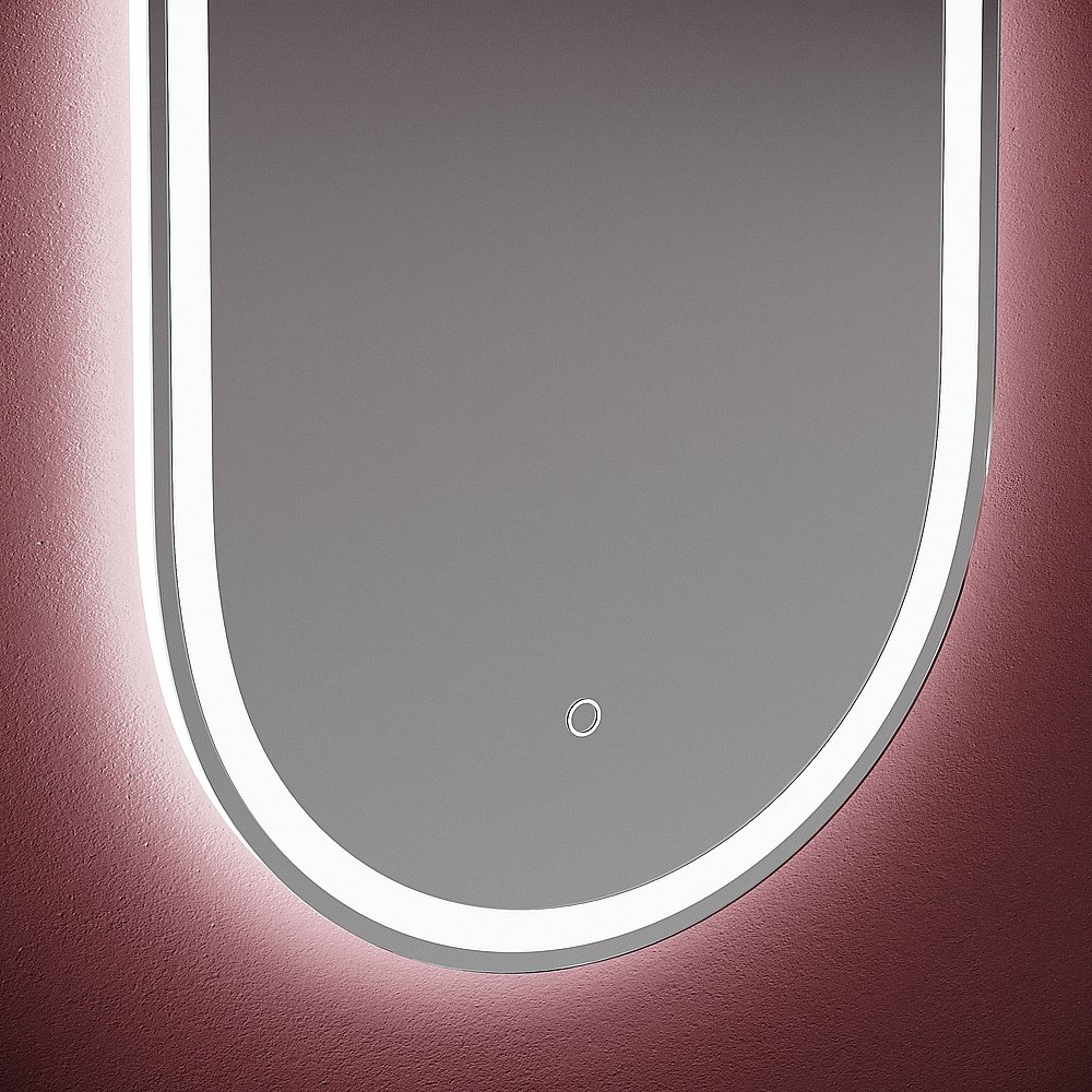 Зеркало Sancos Oval OV45F зеркальное в ванную от интернет-магазине сантехники Sanbest