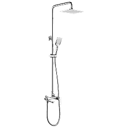 Душевая система Elghansa 2305599-2L (Set-17) хром купить в интернет-магазине сантехники Sanbest