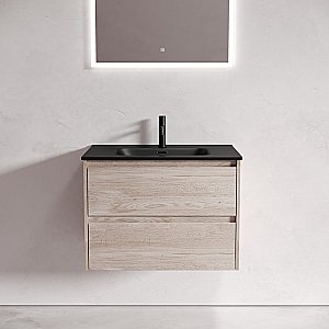 Тумба с раковиной Sancos Libra 70 LB70EG дуб галифакс натуральный для ванной в интернет-магазине Sanbest