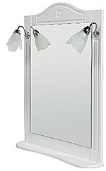 Зеркало Rush Victoria 80 VIM71080WO беленый дуб в ванную от интернет-магазине сантехники Sanbest