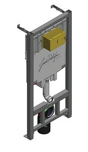 Унитаз подвесной Jacob Delafon STRUKTURA E21747RU-00 безободковый, с крышкой микролифт, с инсталляцией и белой кнопкой купить в интернет-магазине Sanbest