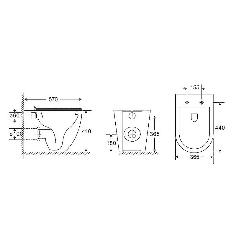 Инсталляция для унитаза Azario AZ-8010-1000 купить в интернет-магазине сантехники Sanbest