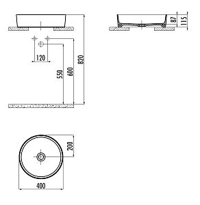 Раковина Creavit Loop LP140 купить в интернет-магазине Sanbest