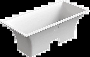 Ванна BAS Мадрид 170x80 белый купить в интернет-магазине Sanbest