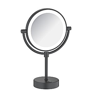 Зеркало косметическое с подсветкой Timo Saona 13276/03 черный купить в интернет-магазине сантехники Sanbest