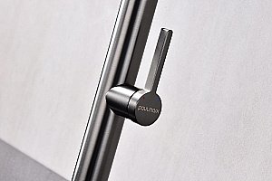 Смеситель для кухни Paulmark Leader Le214101-GM вороненая сталь купить в интернет-магазине сантехники Sanbest