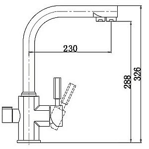 Смеситель для кухни Kaiser Decor 40144-8 купить в интернет-магазине сантехники Sanbest