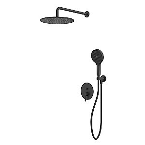 Душевая система WhiteCross Y YSET04TOPBL черная матовая купить в интернет-магазине сантехники Sanbest